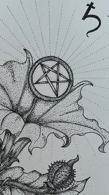 15 The Devil — Datura Art Print