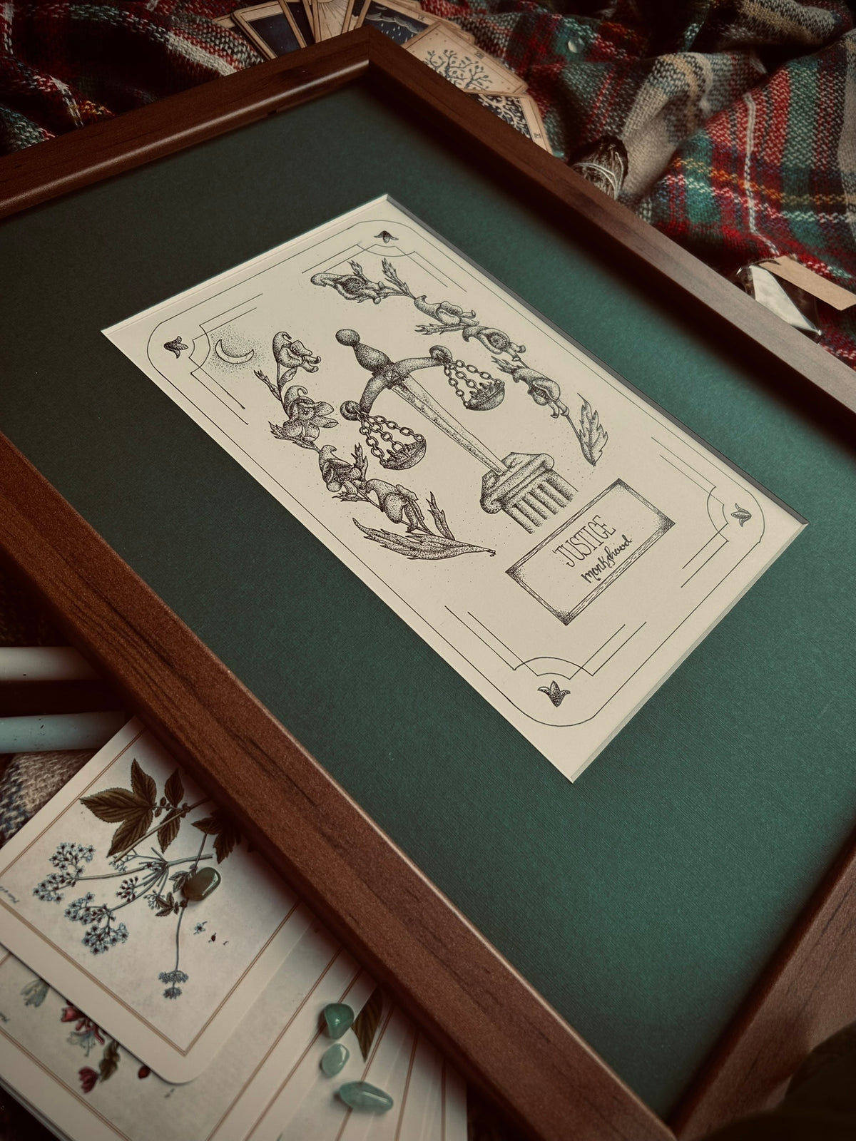11 Justice — Monkshood Art Print