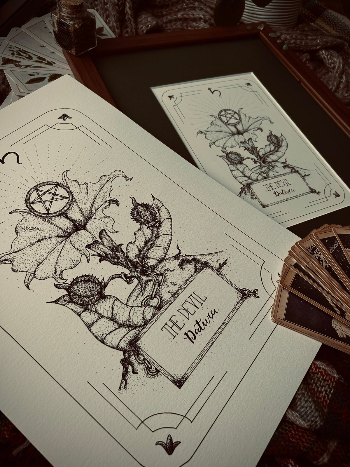 15 The Devil — Datura Art Print