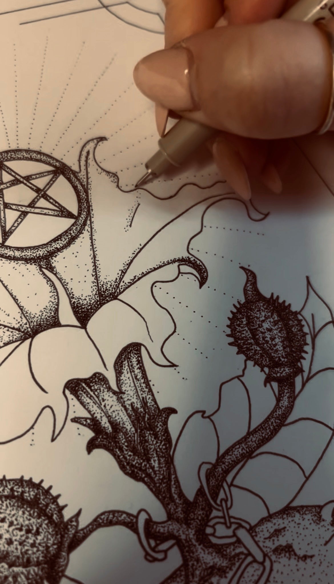 15 The Devil — Datura Art Print