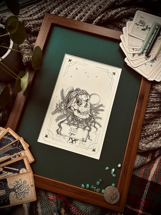 13 Death — Yew Art Print