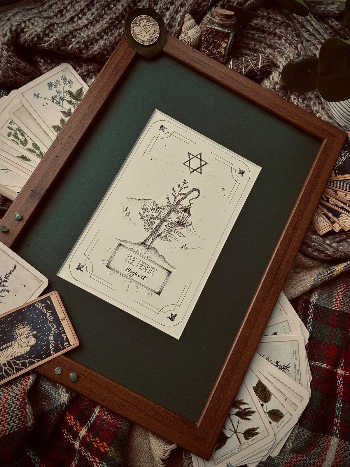 09 The Hermit — Mugwort Art Print