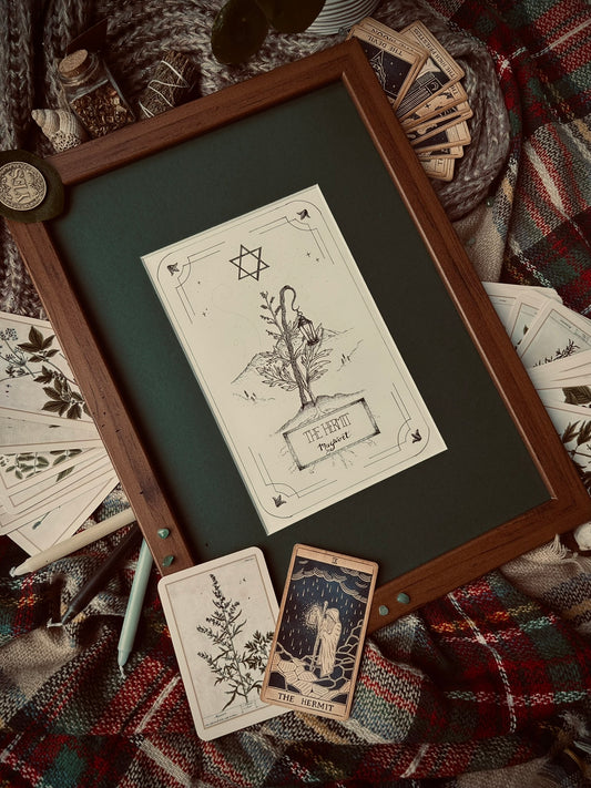09 The Hermit — Mugwort Art Print
