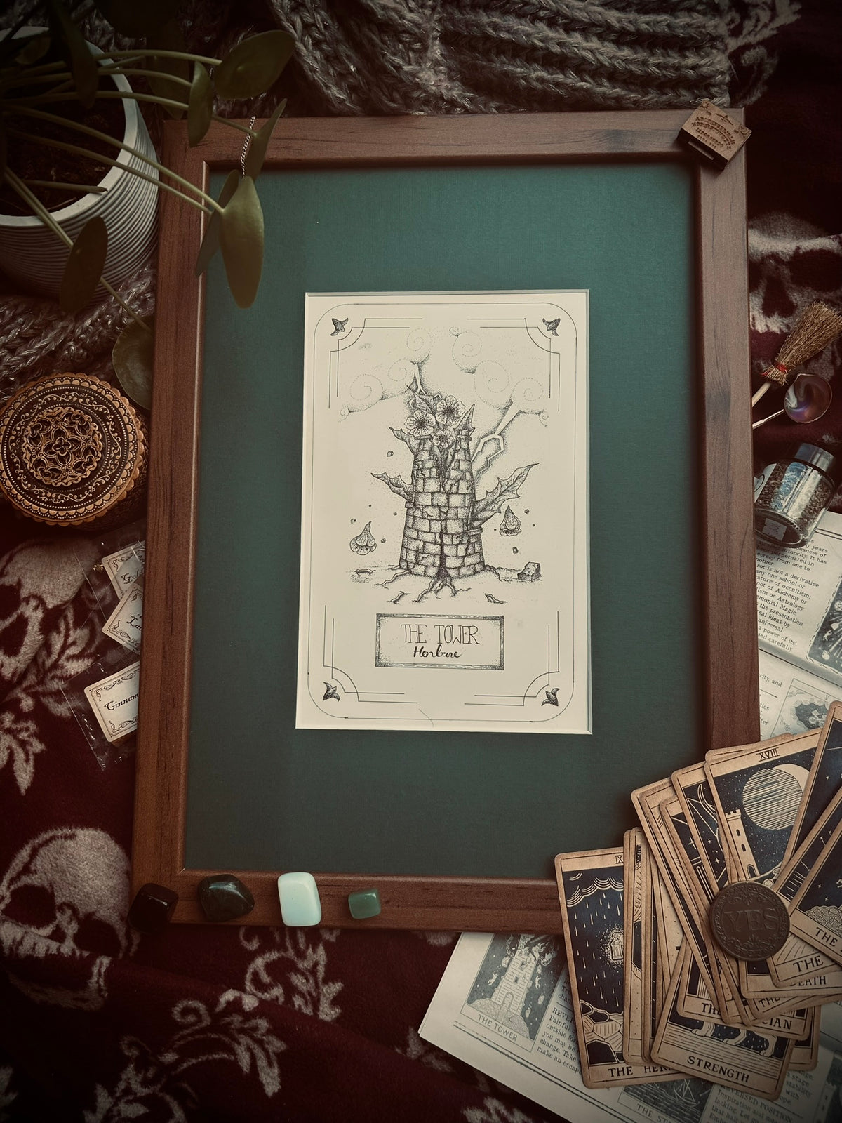 16 The Tower — Henbane Art Print